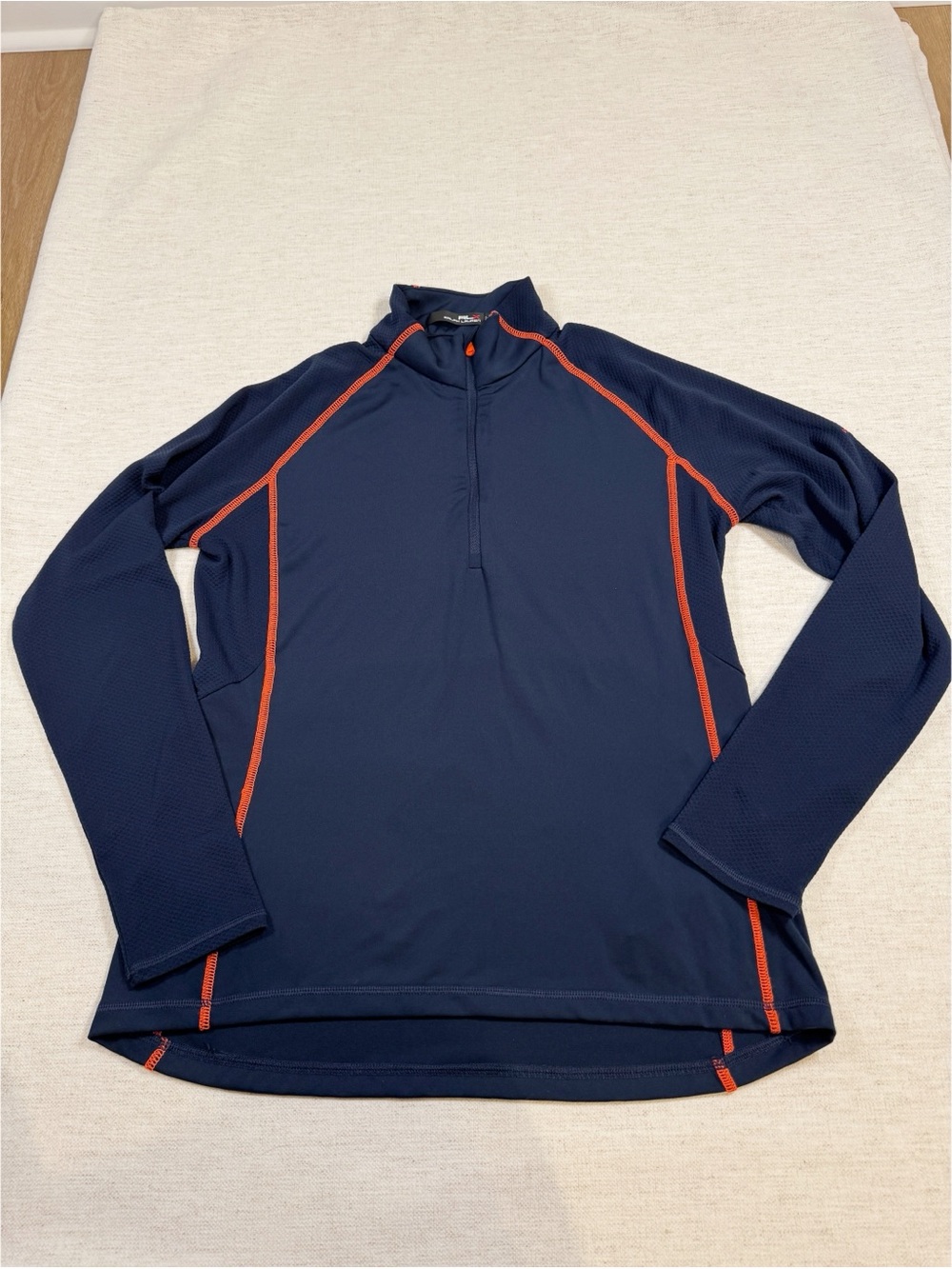 RLX by Ralph Lauren women performance quarter-Zip Athletic Top golf Solheim cup‎